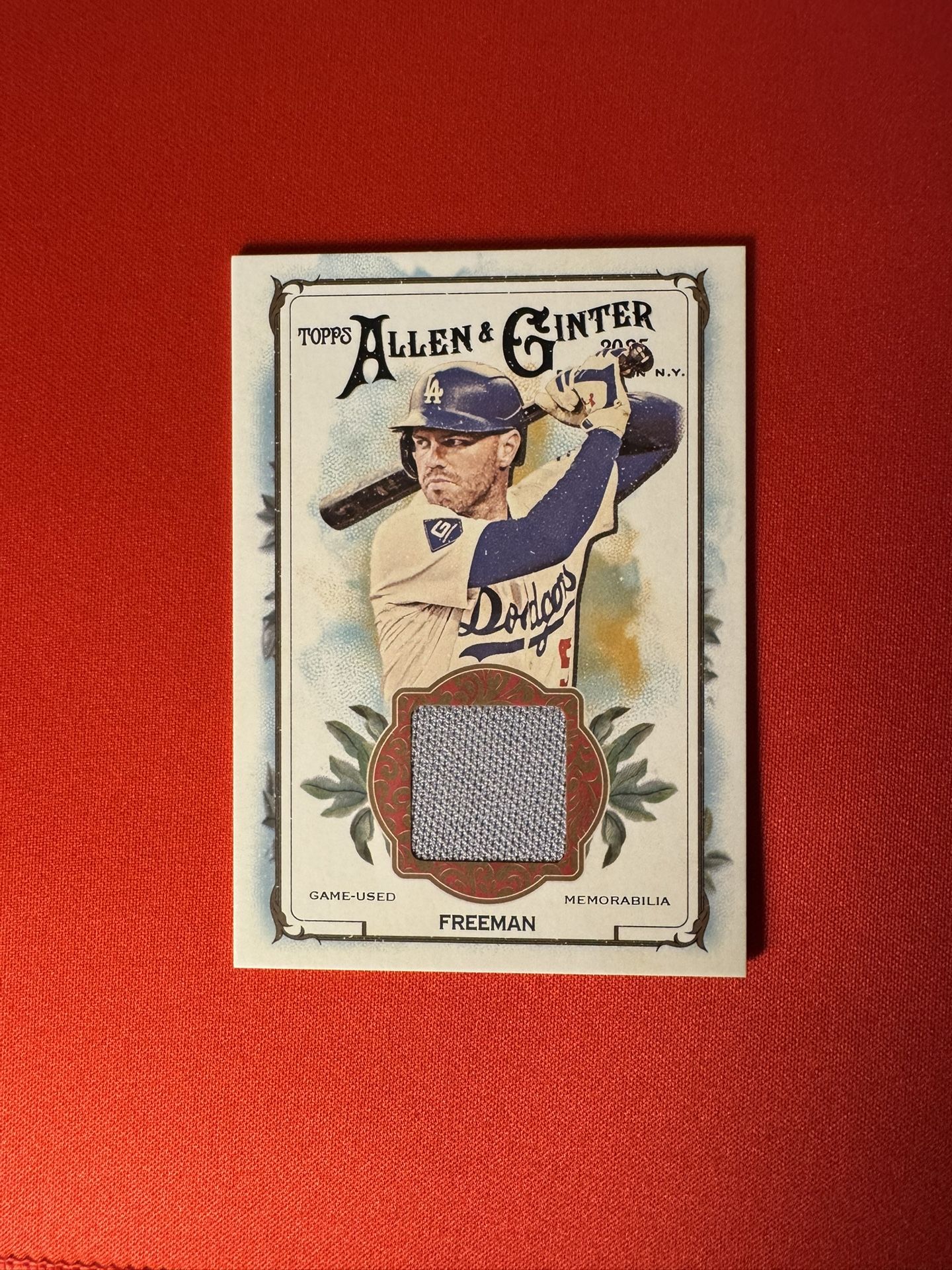 2025 Allen & Ginter - Freddie Freeman Jersey Patch #AGR-FF