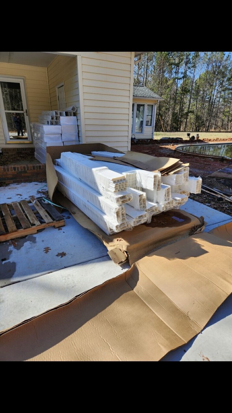 Vinyl fence