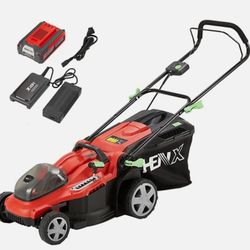 HENX 40 A VOLT CORDLESS LAWN MOWER 16”- BRAND NEW IN BOX