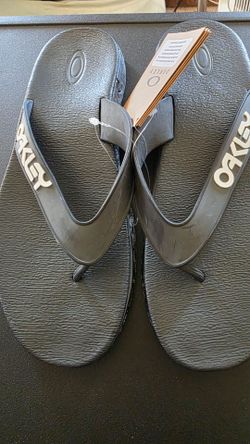 Oakley Men's Flip-Flops Black Size 11 New Price Firm Corona92879