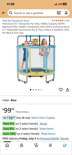 Toddler trampoline