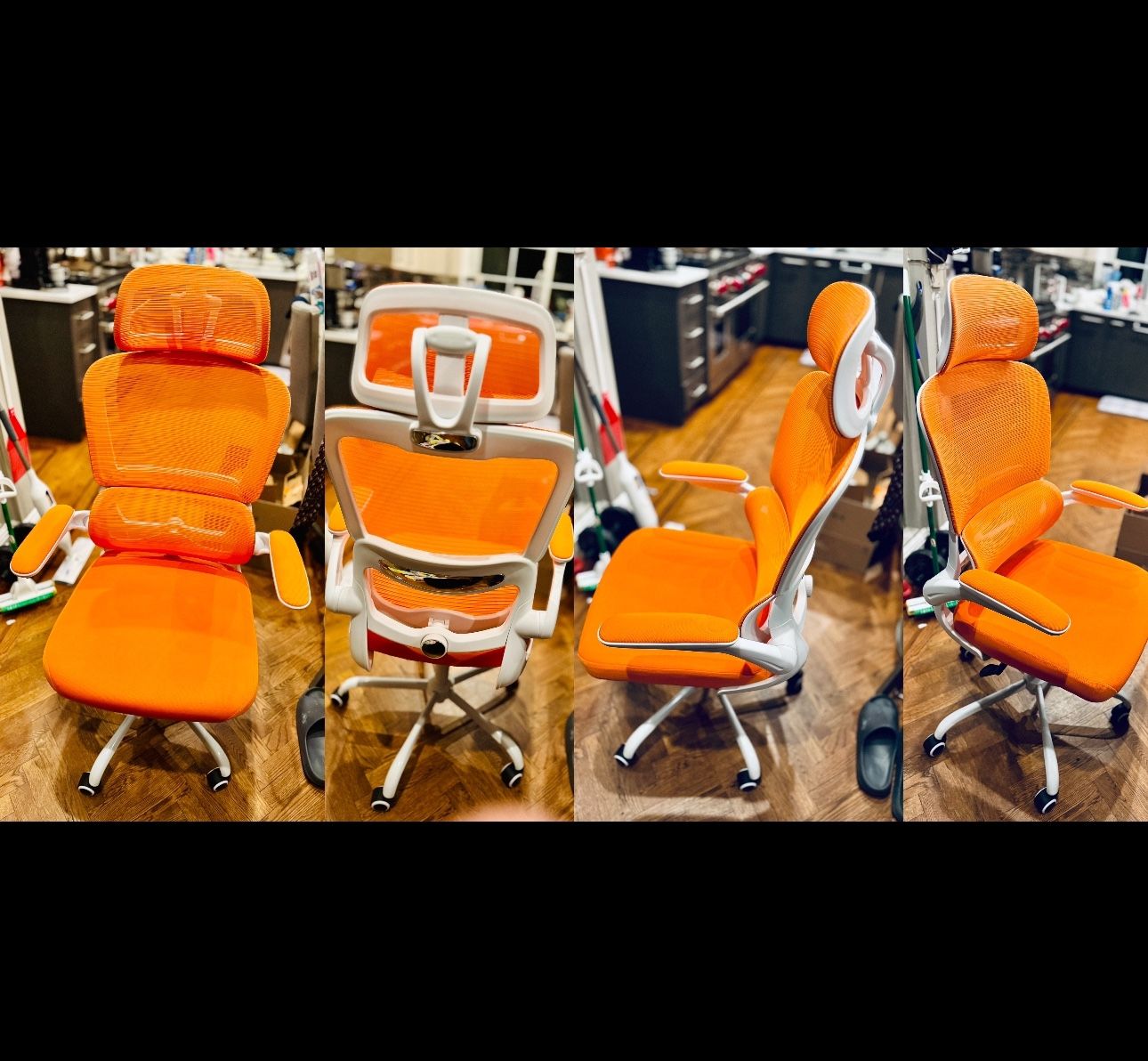 BRAND NEW DESK GAMING LOUNGE ERGONOMIC CHAIR FULLY ASSEMBLED Adjustable Features Reclines Rolls Support Business