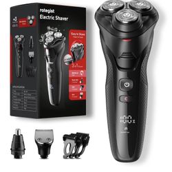 Rategist Electric Shaver WD-787 Wet Dry Cordless Rechargeable Nose Hair Trimmer