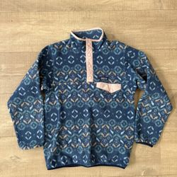 Kids Patagonia Synchilla Blue and Pink Fleece