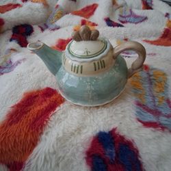 Teapot Collectible Hand Painted 