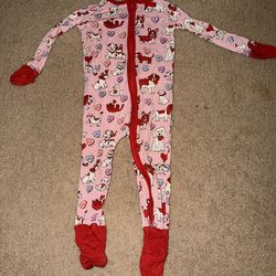 Little Sleepies Valentines size 6-12 months