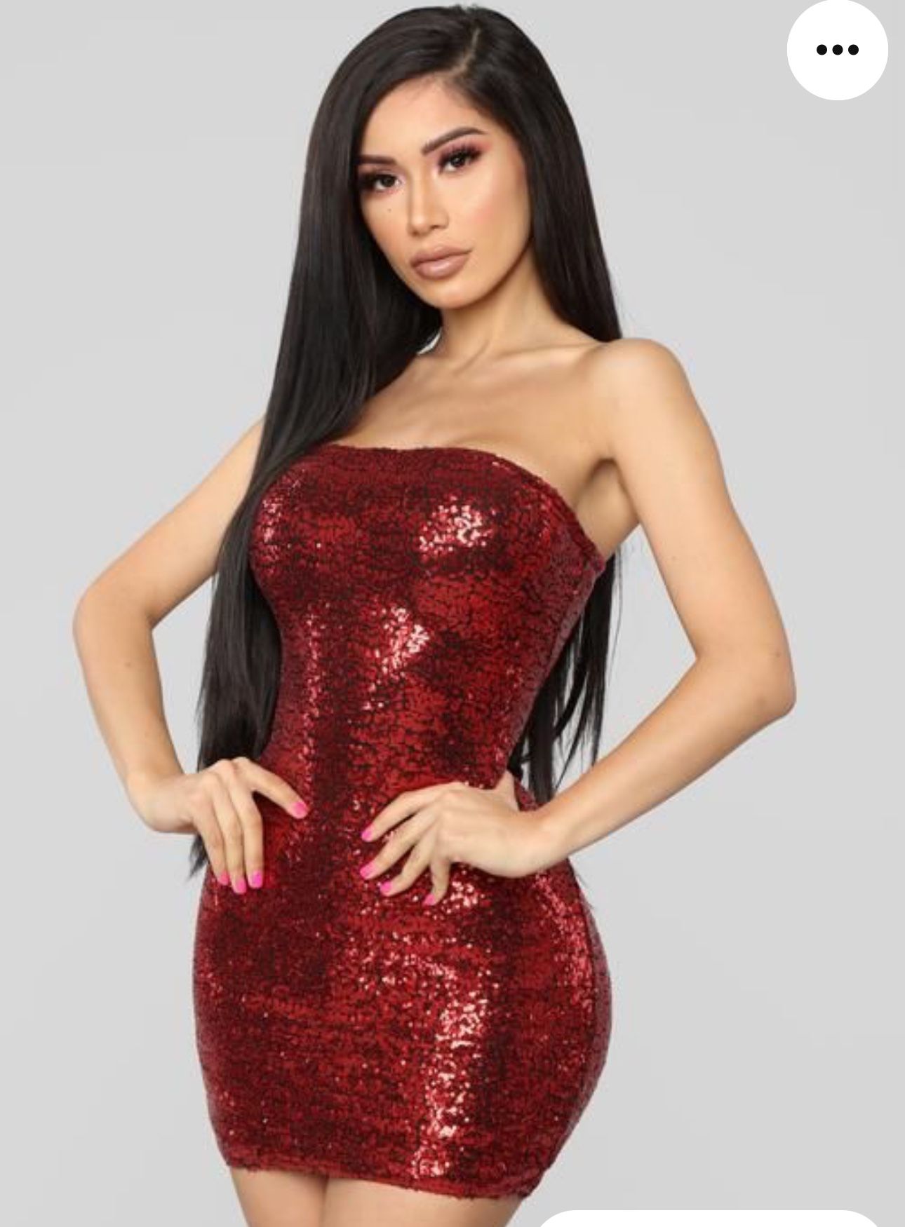 Sequin Mini Dress - Black
