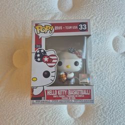 HELLO KITTY x Team USA BASKETBALL #33 Funko POP! New Vinyl Figure Sanrio