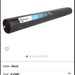 ArmorLay Commercial Grade Driveway Fabric, Stabilization, Underlayment (Black, 6'x300'