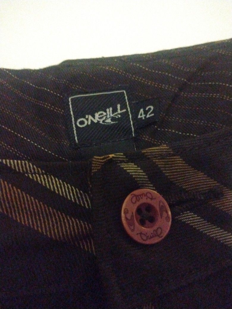Classic O'Neill Men's Flannel Checkered Shorts W42