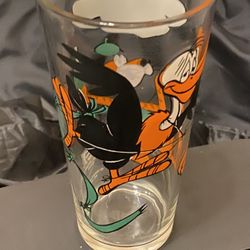 Vintage Cool Cat Beaky Buzzard “kite” Pepsi Looney Tunes 1976 Glass