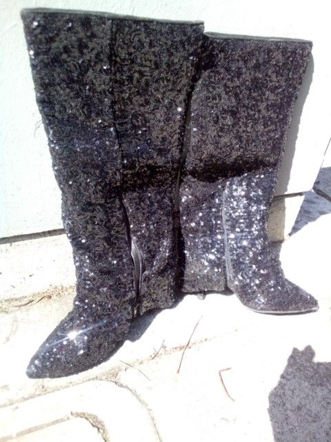 Sparkling Boots High Heels Boots