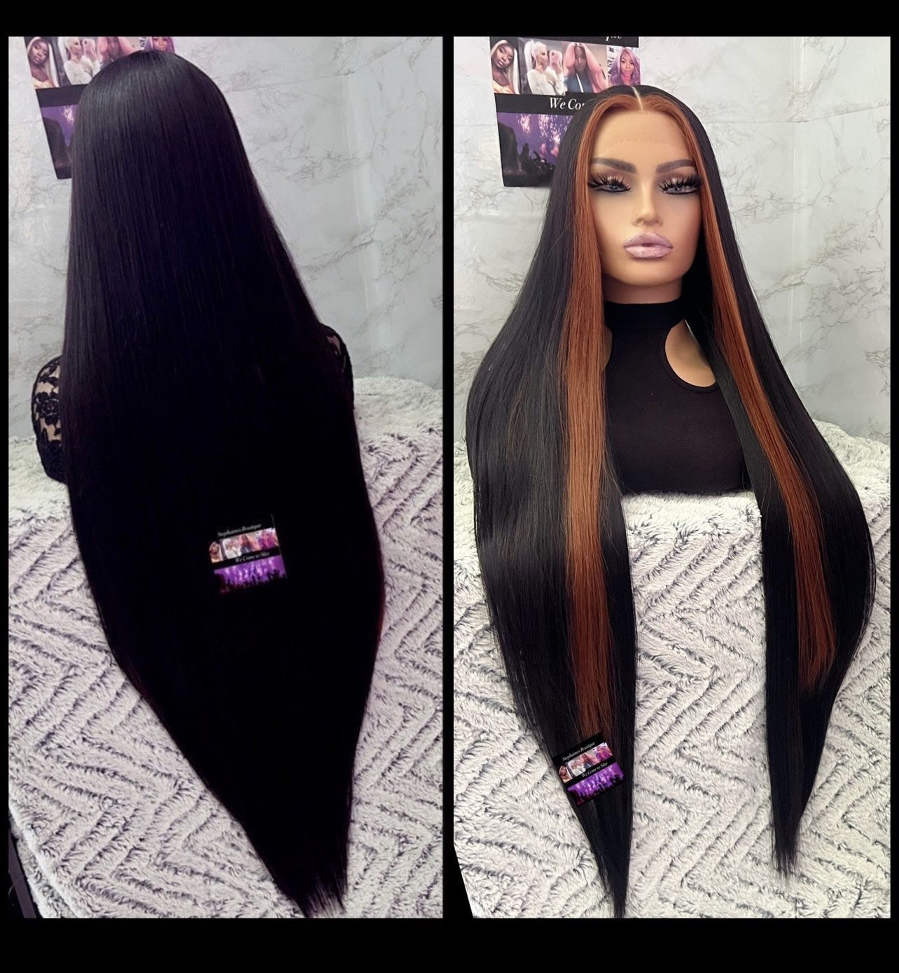 Human Hair Blended Lace Front Wig