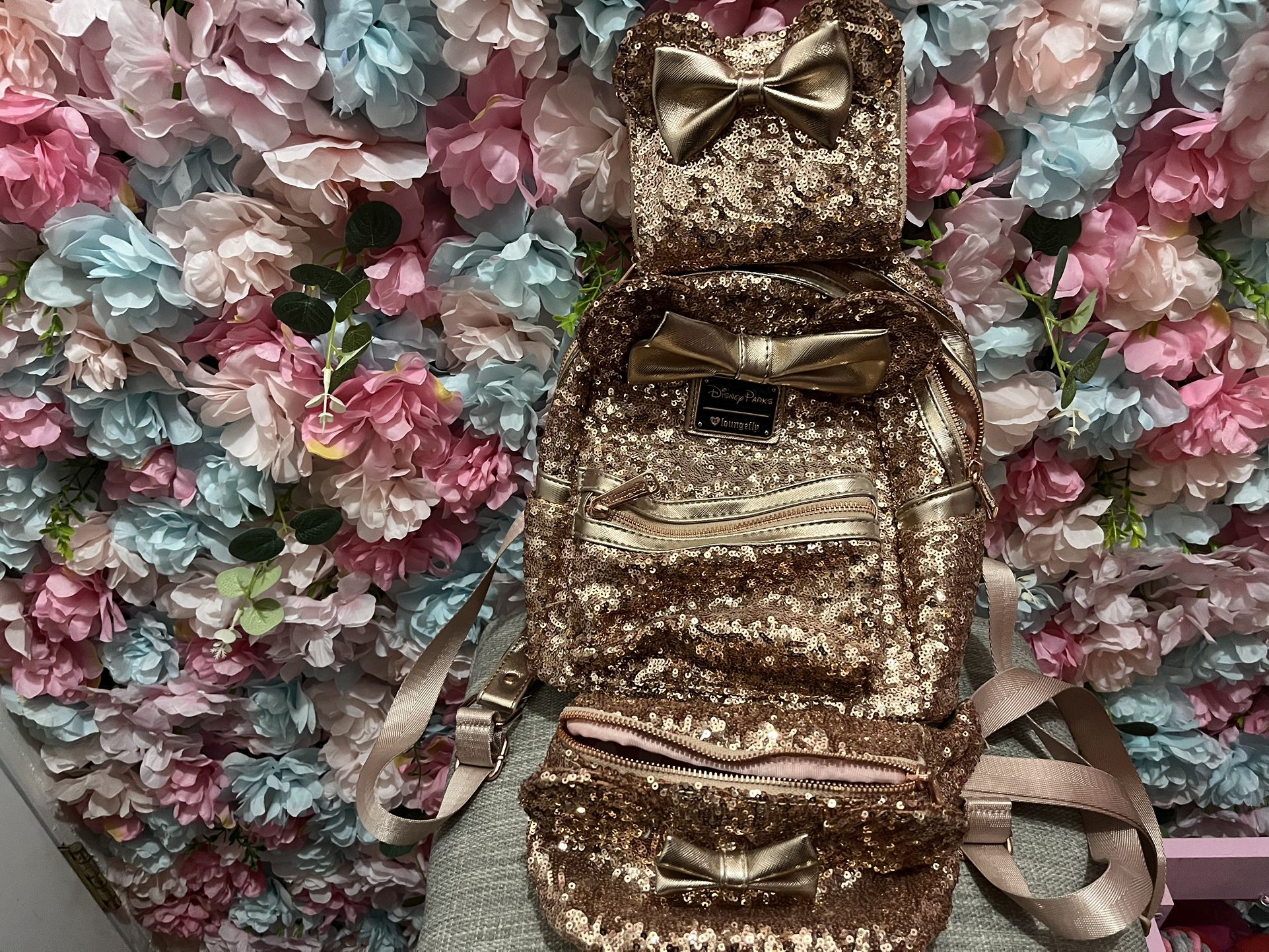 Disney Rose Gold Backpack Bundle!