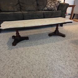 Vintage Limestone Coffee Table