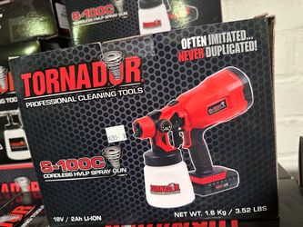 Tornador S-100C cordless hvlp spray gun kit $285 (financing available)