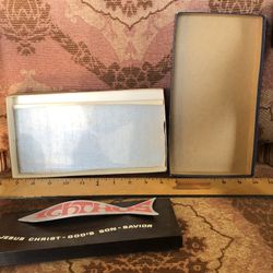 Vintage Christ Gods Son Savior Plaque Original Box 1960s 