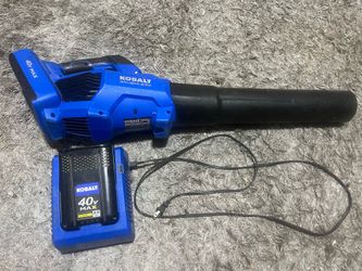 Kobalt 40v 520cfm 120mph blower with battery and charger