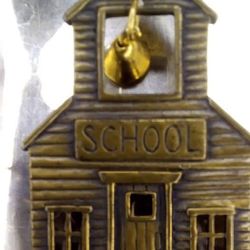 Vintage Schoolhouse Brooch