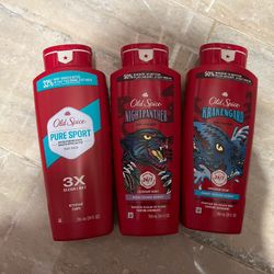 Body Wash Old Spice All For $15