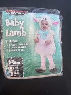 Halloween child costume - baby lamb 3T