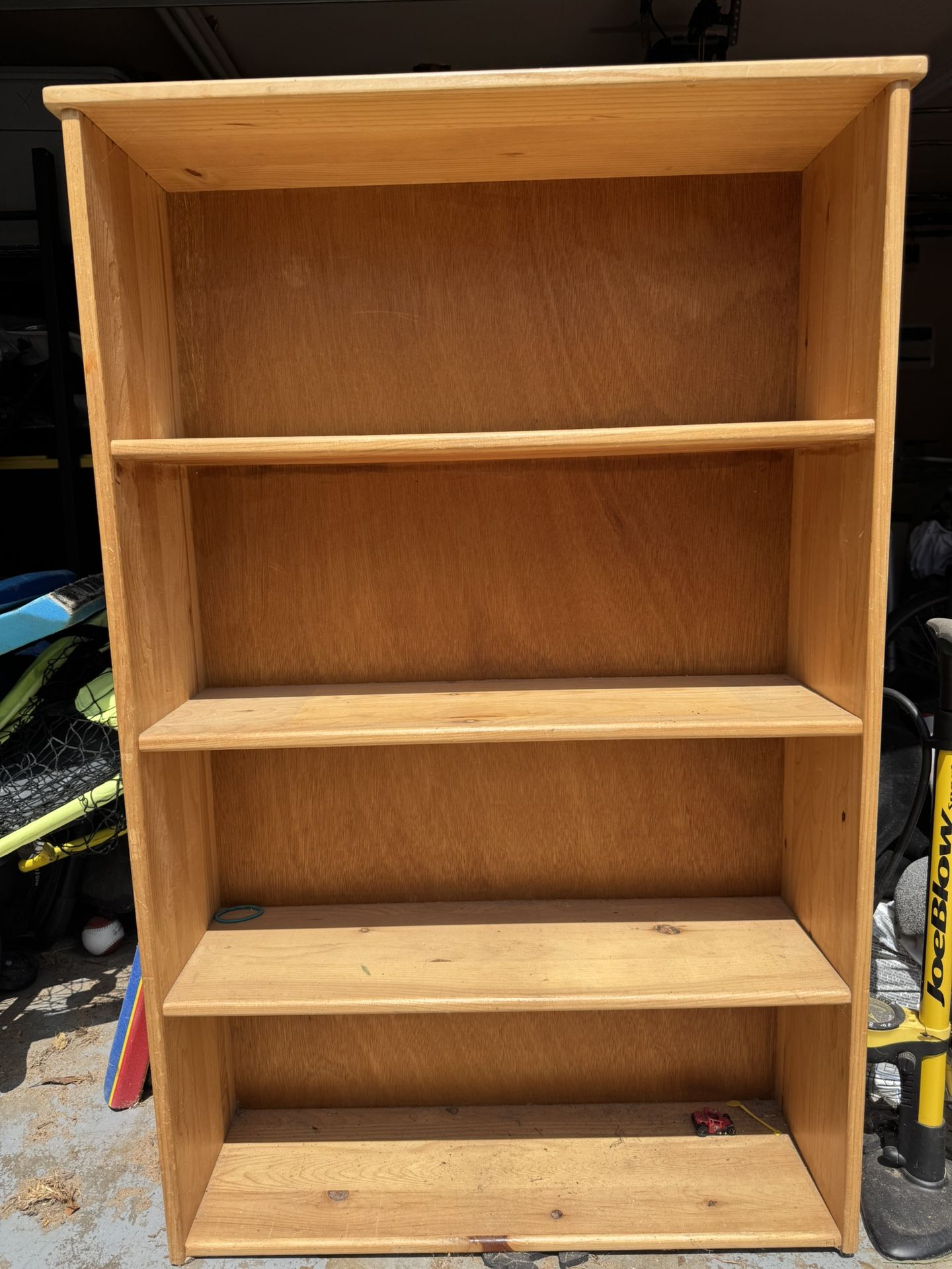 Solid Pine Wood Bookcase