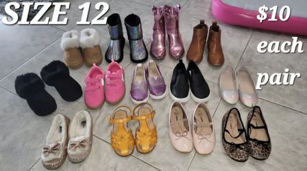 Size 12 girls shoes