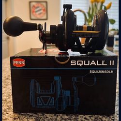 PENN Squall II Star Drag Conventional Fishing Reel Size 25 Left Handed