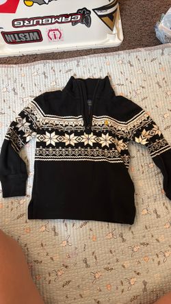 Polo zip sweater