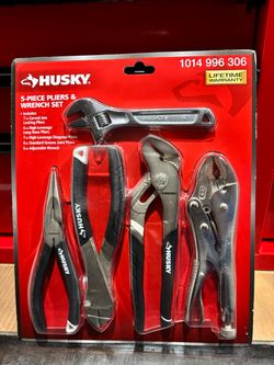 5-piece Husky pliers kit