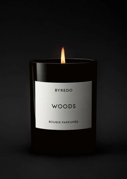 New BYREDO WOODS Bougie Parfumee Scented Candle