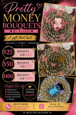 Money bouquets