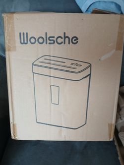 New woolsche paper shredder