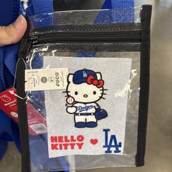 Hello Kitty Dodgers Clear Bag