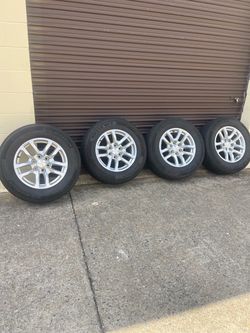 18” Chevy Factory Wheels and Tires 6Lug