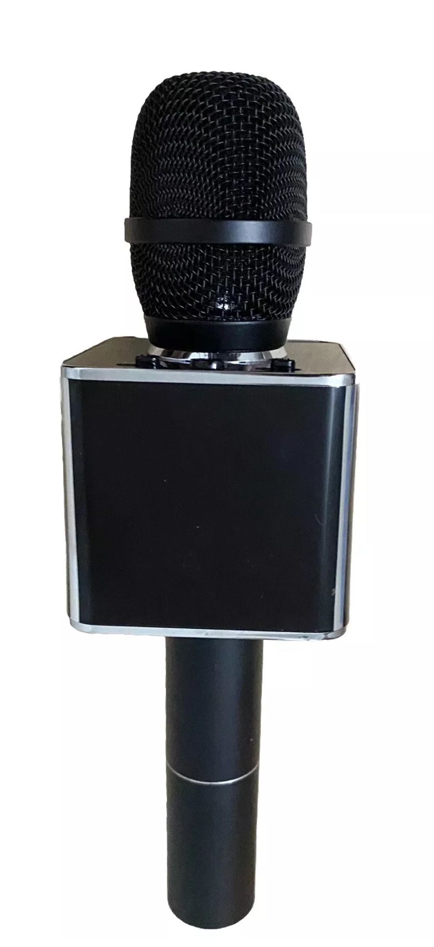Sharper Image Bluetooth Rechargeable Karaoke Mic Built-In Speaker With Charger