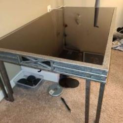 Black And Gray Coffee Table Glass 