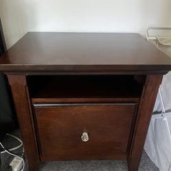 Wooden File Cabinet or Nightstand 