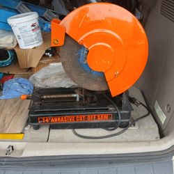 Chicago Electric 14" Abrasive Cut-Off Saw| Sierra de corte abrasiva 14"