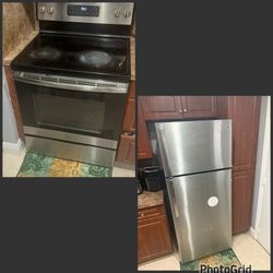 Stove And Refrigerator Combo 