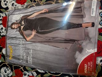 Spirit Vampiress Cape Adult Halloween Costume