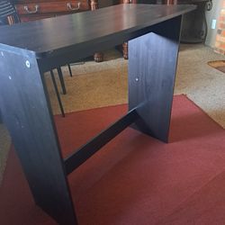 Kids Desk Dark Brown With 2 Chairs 