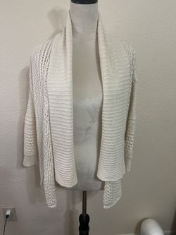 Michael Kors Cardigan Off White Size Large Woman’s 