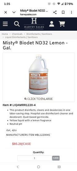 Cleaner, disinfectant,germicidal detergent and deodorant