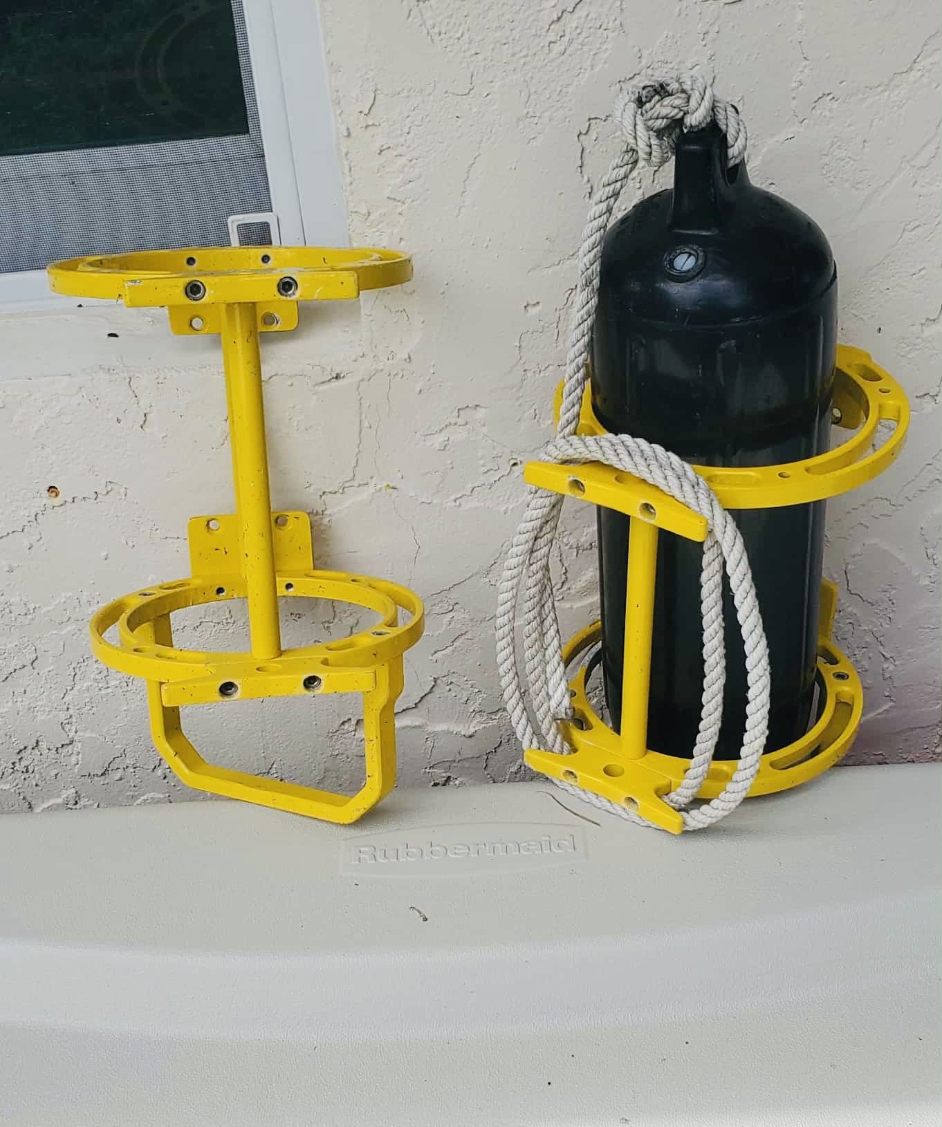 Pair of boat fender /bumper holder / mounts