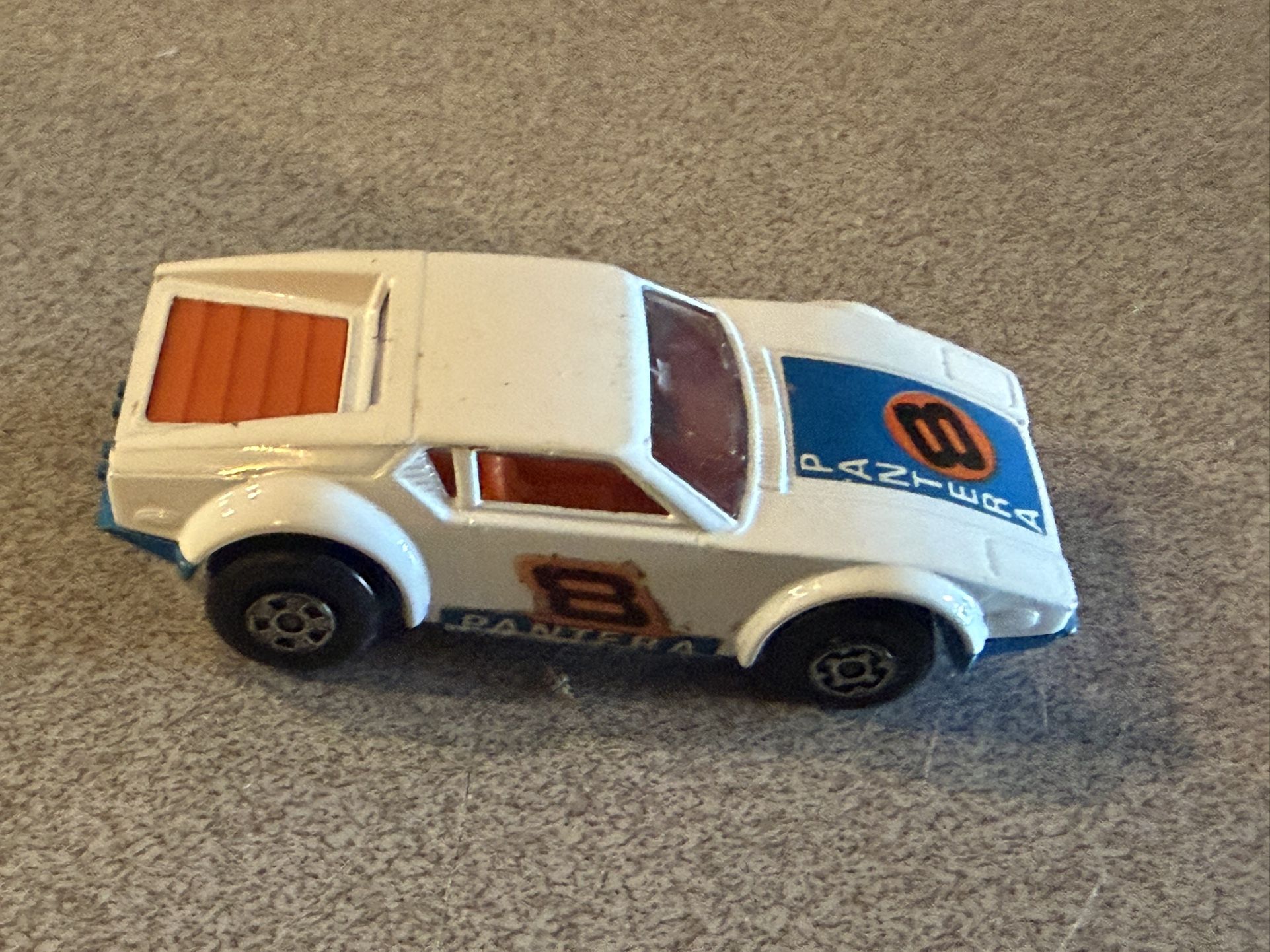  Matchbox Superfast De Tomaso Pantera No.8 Diecast England 1975