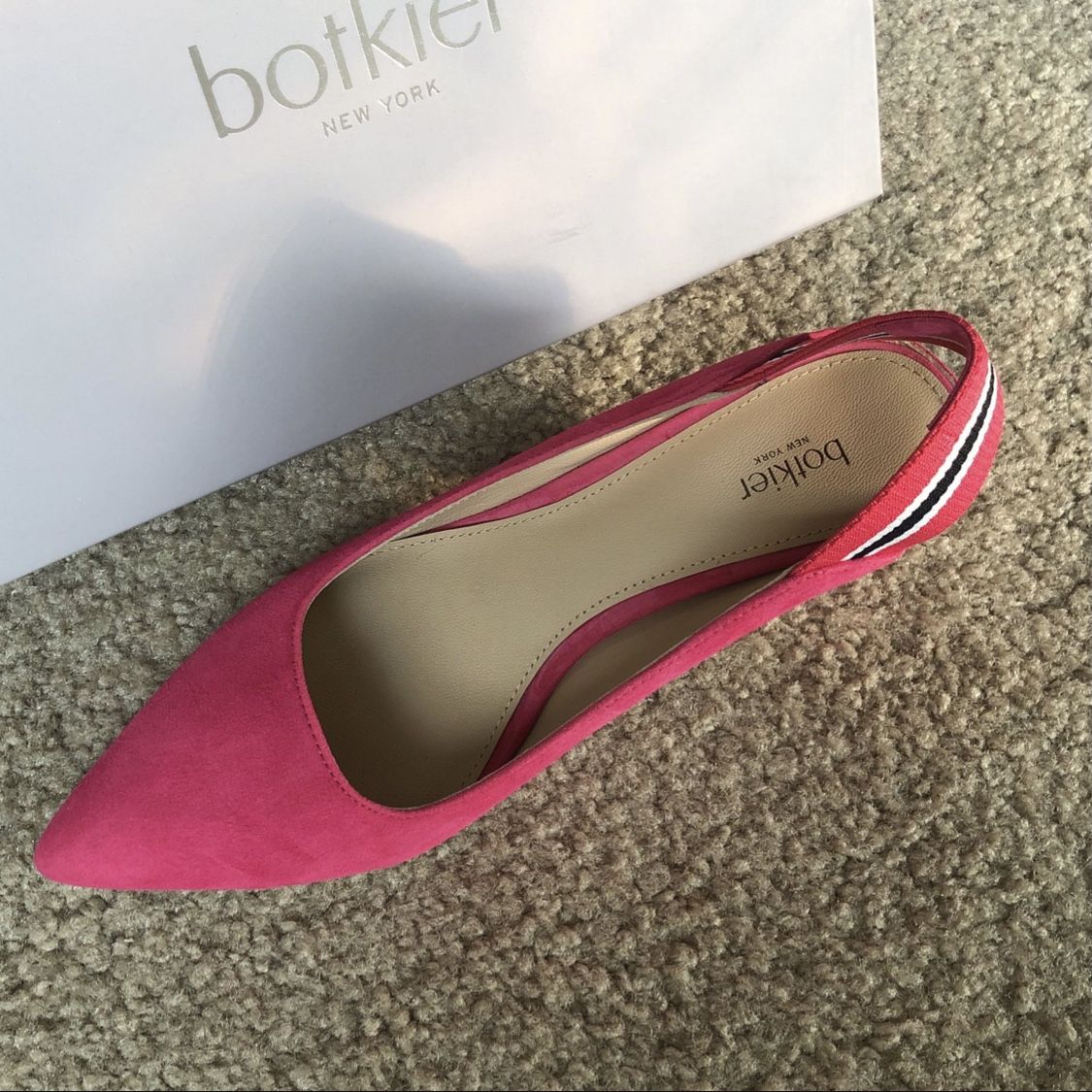 Pink slingbacks Heels Suede 6.5