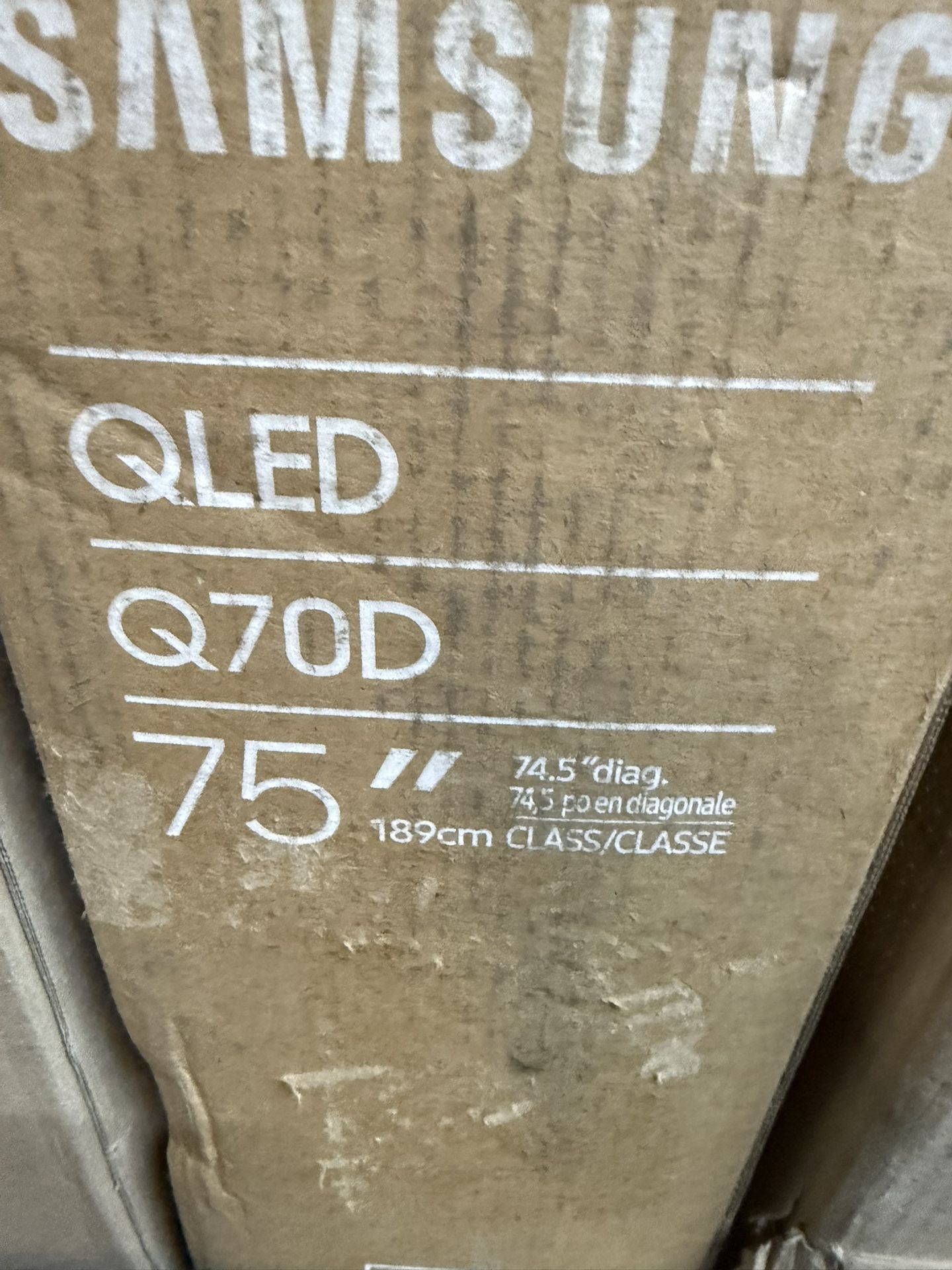 Samsung 75-Inch Class QLED 4K Q70D Series Quantum HDR Smart TV with Object Tracking Sound Lite, Motion Xcelerator, Eye Comfort Mode, Gaming Hub, Alexa