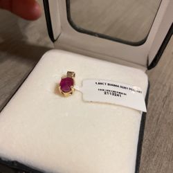 1.80CT Burma Ruby Pendant 