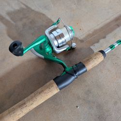  Shakespeare Catch More Fish Trout West Spinning Combo fishing rod and reel. 